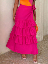 SXY Layer Hem Knot Side Skirt